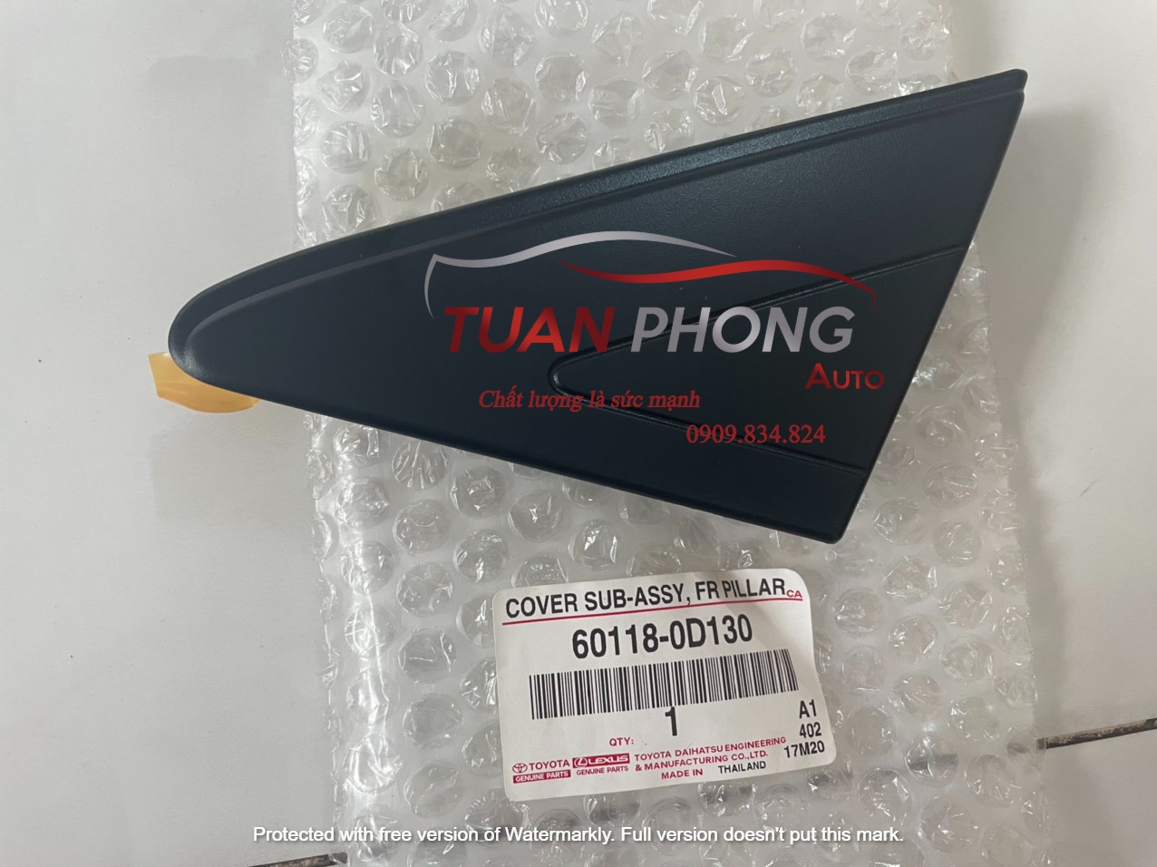 Ốp Tam Giác Chân Gương Chiếu Hậu Trái TOYOTA VIOS 2015-2020 Chính Hãng 60118-0D130